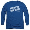 thumbnail image 1 of Old School My Boy Blue Long Sleeve Adult 18/1 T-Shirt Royal Blue, 1 of 1