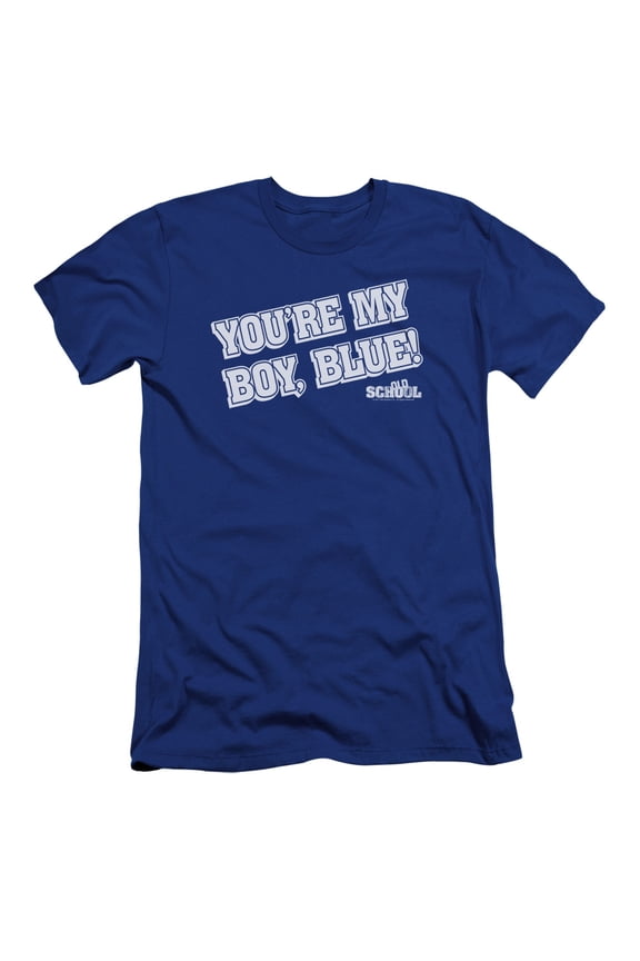 Old School - My Boy Blue - Premium Slim Fit Short Sleeve Shirt - Medium