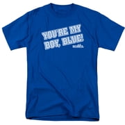 Old School My Boy Blue Mens Short Sleeve Shirt