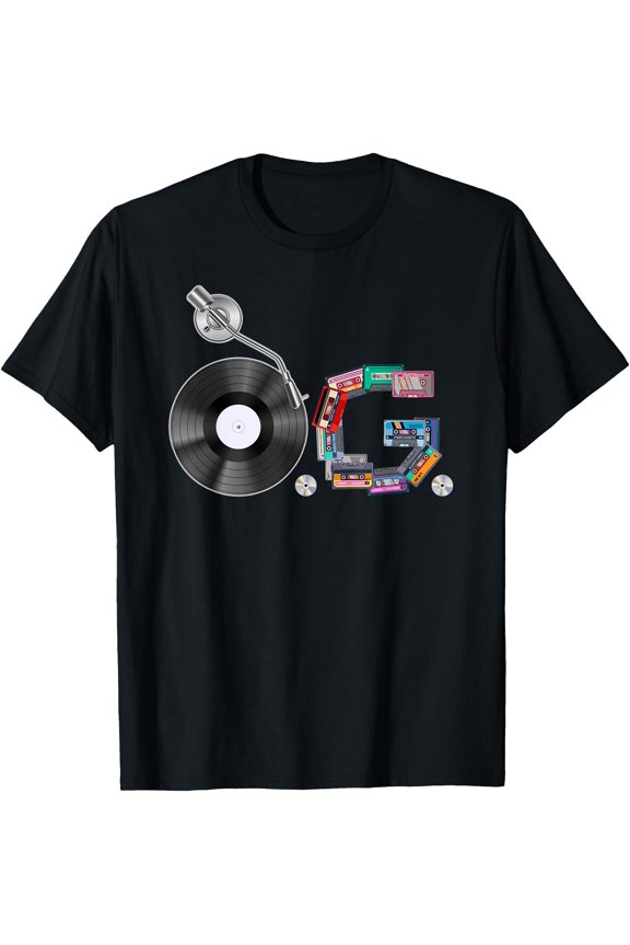 Old School Og Hip Hop Head - Vinyl, Cds, Tapes T-Shirt, Unisex T-Shirt