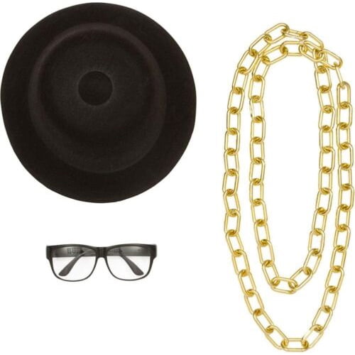 Old School Rapper Kit Adult Costume Accessory