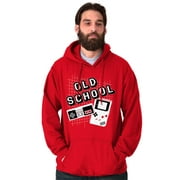 Old School Retro Video Gamer Nerd Hoodie Sweatshirt Women Men Brisco Brands M