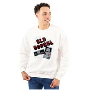 Old School Retro Video Gamer Nerd Sweatshirt for Men or Women Brisco Brands X