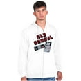 thumbnail image 1 of Old School Retro Video Gamer Nerd Zip Up Hoodie Men's Women's Brisco Brands L, 1 of 6