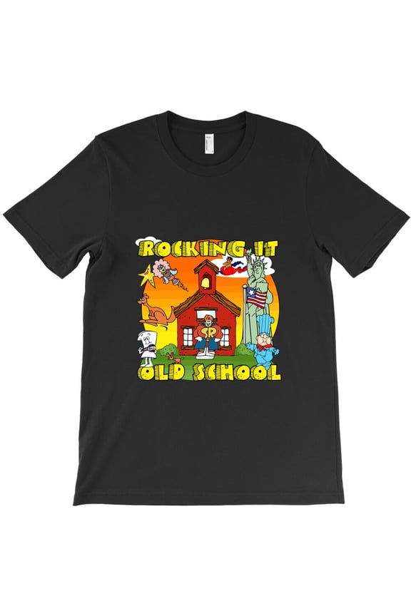 Old School Rock Schoolhouse Rock, 70s TV Show Fan Graphic G15201 Unisex T-Shirt, Up to Size 5XL