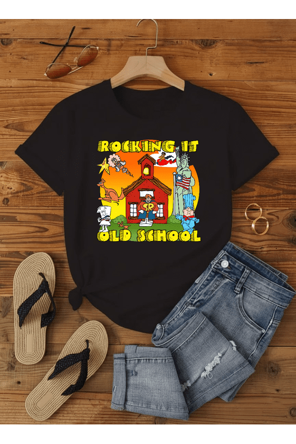 Old School Rock TV Show Fan Graphic Retro 70s Nostalgia Unisex T-Shirt up to Size 5XL