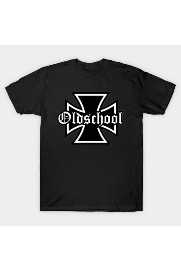 Old School Simple Minimalist Retro Vintage Style Throwback Graphic T-Shirt