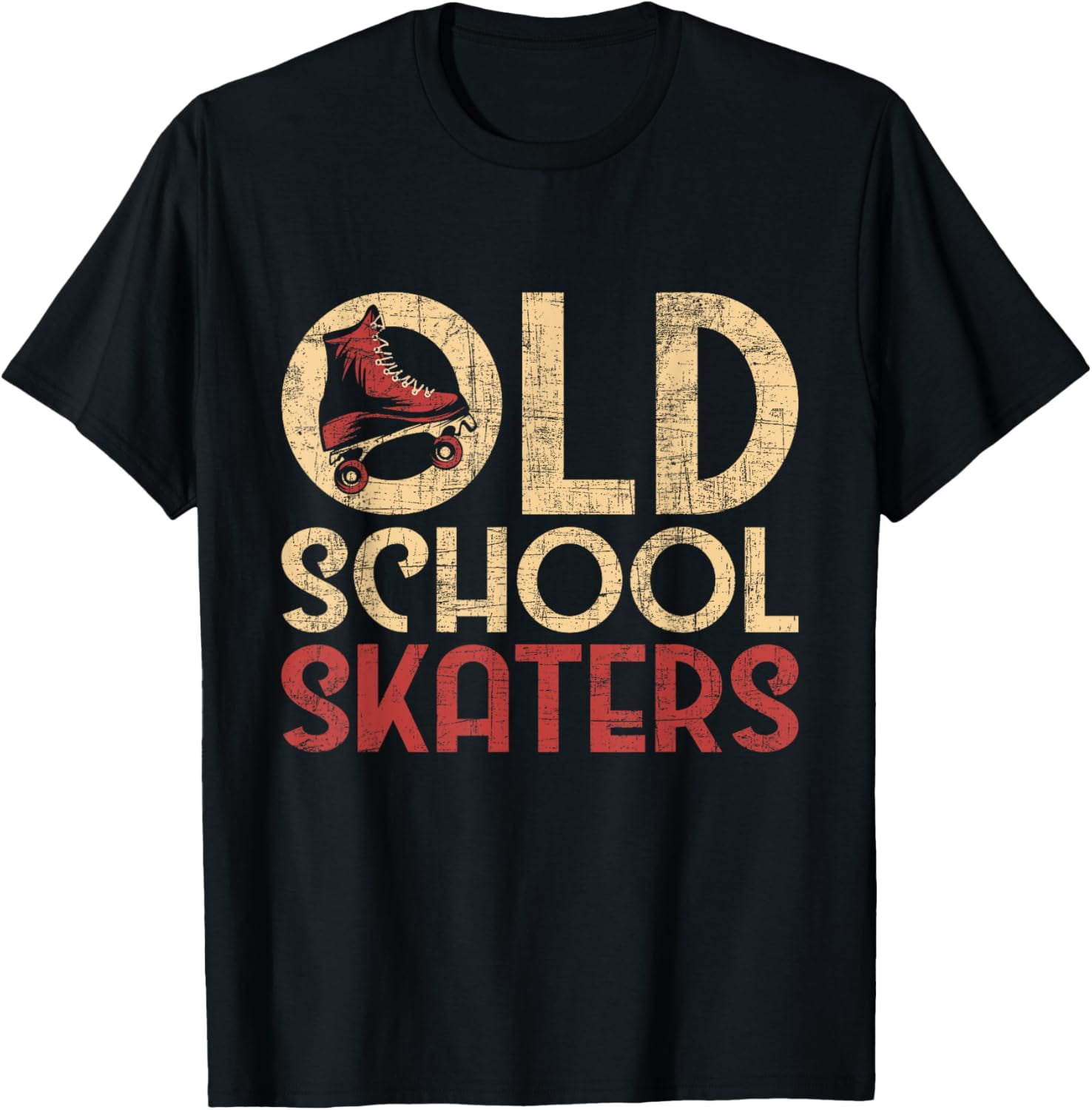Old School Skaters Roller Skating Roller Derby Skates TShirt