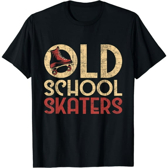 Old School Skaters - Roller Skating Roller Derby Skates T-Shirt