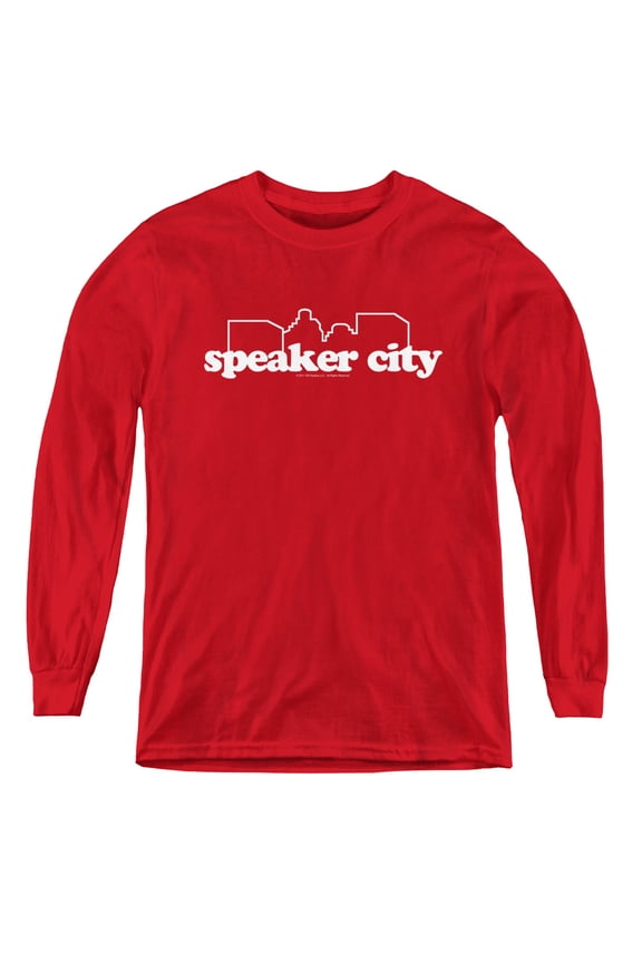Old School - Speaker City Logo - Youth Long Sleeve Shirt - Medium