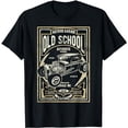 thumbnail image 1 of Old School Vintage Hot Rod Garage Men Classic Car T-Shirt, 1 of 2
