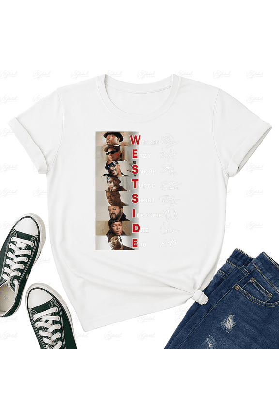 Old School Westside Rappers Legends Signatures Merch Style Unisex T-Shirt V61278, up to size 5XL