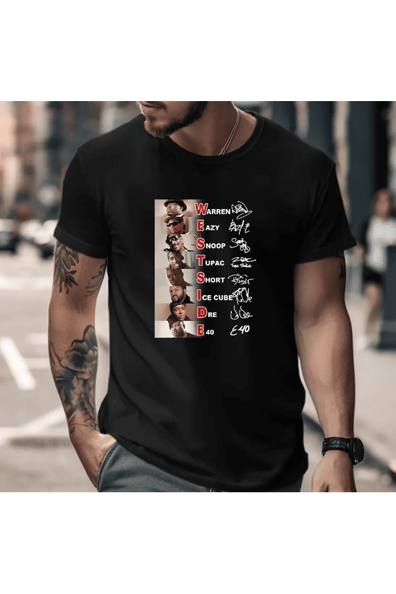 Old School Westside Rappers Signature Style Fan Unisex Tee, for men & women, up to size 5XL