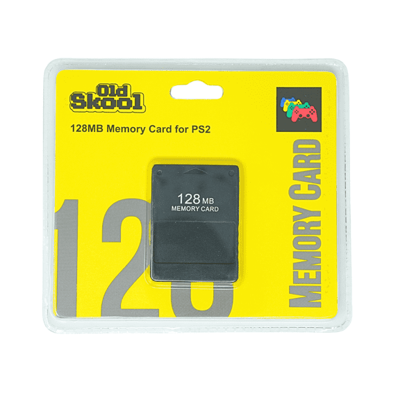 Old Skool 128MB Memory Card Game Flash Memory Card for Sony PlayStation 2 PS2