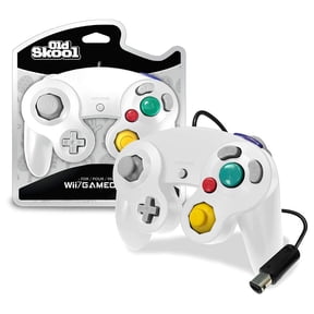 Old Skool GameCube / Wii Compatible Controller - White