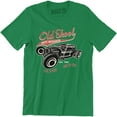 thumbnail image 1 of Old Skool Gear Head Live To Ride Hotrod Classic Car Speed Juniors Men T-Shirt, 1 of 4
