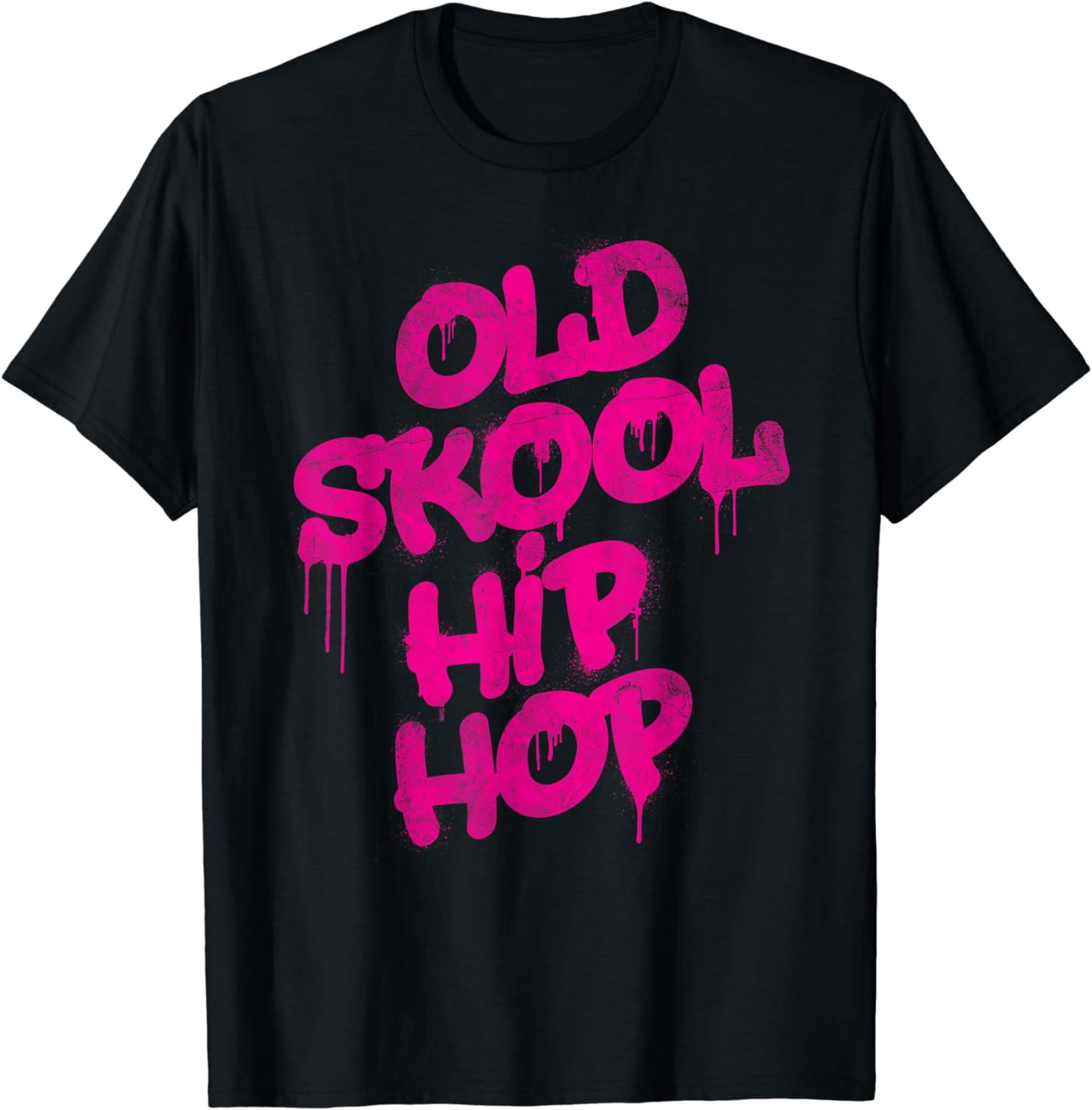 Old School HipHop Print Men's Short Sleeve Shirt