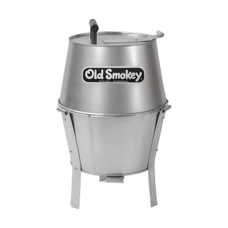 Old Smokey 14 Inch Portable Charcoal Grill, Durable Steel BBQ Grill, Made Domestically
