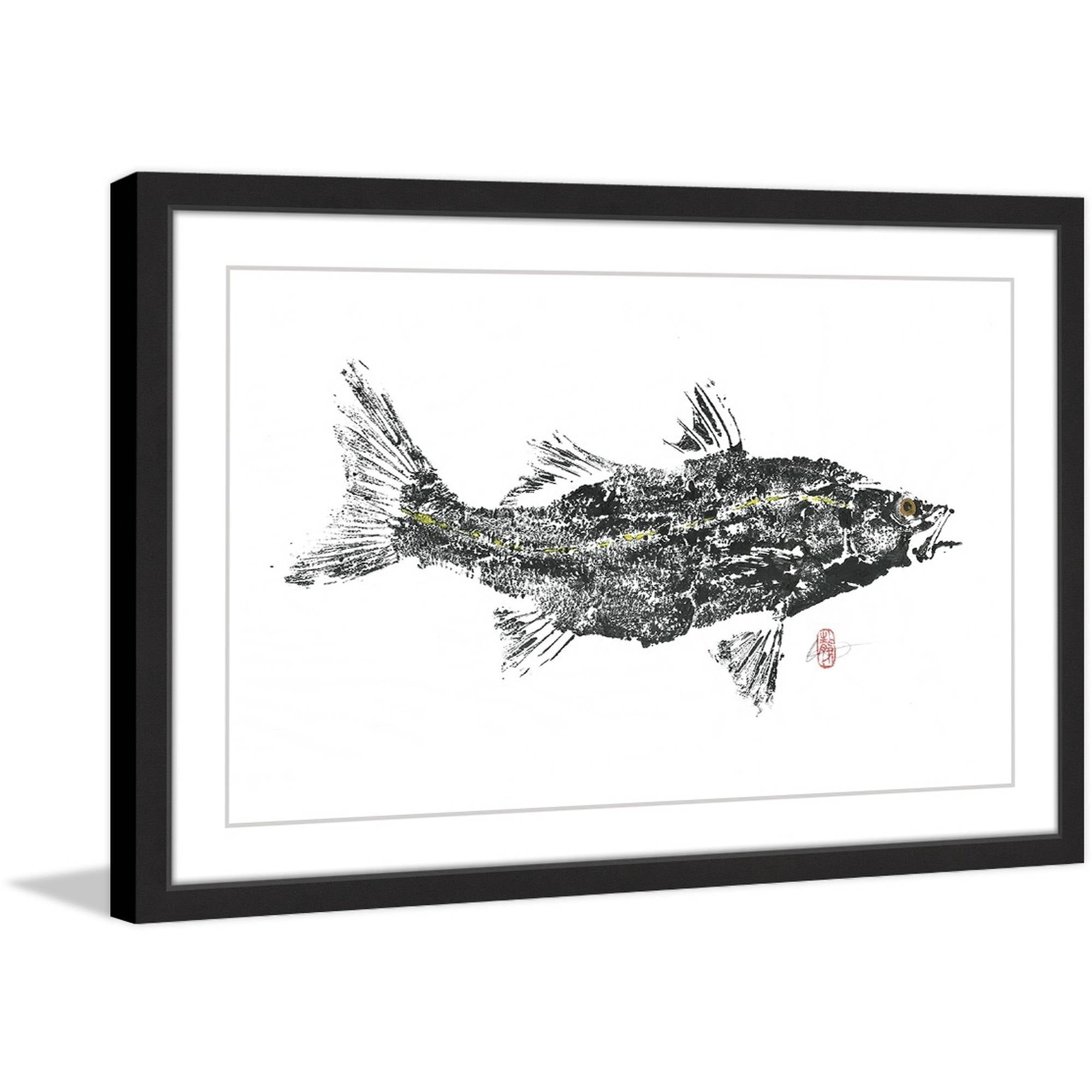 "Old Snook" Framed Painting Print
