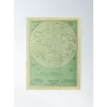 Old Solar System & Star Constellations Map (1914) Vintage Astronomy ...