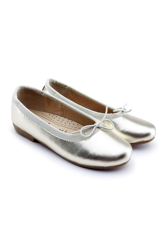 Brule Leather Loafer, 33, Gold