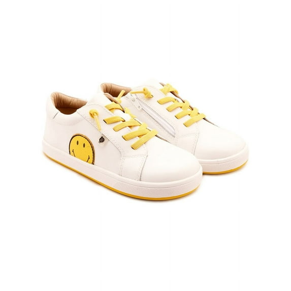 Old Soles Smiley Jumpa Leather Sneaker, 26, White