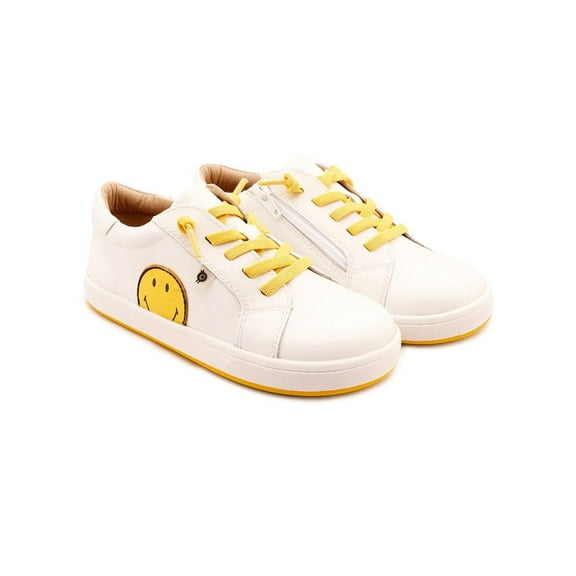 Old Soles Smiley Jumpa Leather Sneaker, 31, White