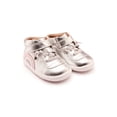 thumbnail image 1 of Old Soles Sun Bright Leather Sneaker, 25, Silver, 1 of 5
