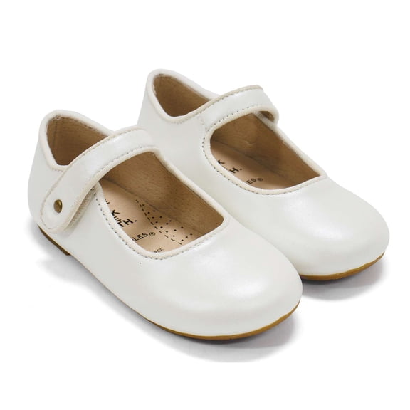 Old Soles Toddlers Lady Jane Flats, Nacardo Blanco,28 EU (11 US) M US