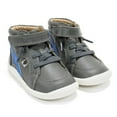 thumbnail image 1 of Old Soles Toddlers Light The Ground Shoes, Grey \ Neon Blue,21 EU (5 US) M US, 1 of 7