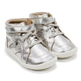 thumbnail image 1 of Old Soles Toddlers Shizam Hi Top Shoes, Silver \ Grey Suede,21 EU (5 US) M US, 1 of 7