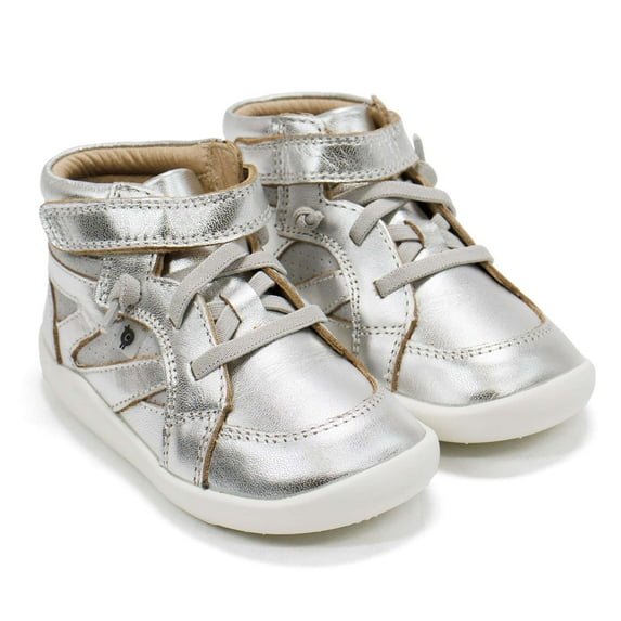 Old Soles Toddlers Shizam Hi Top Shoes, Silver \ Grey Suede,25 EU (9 US) M US