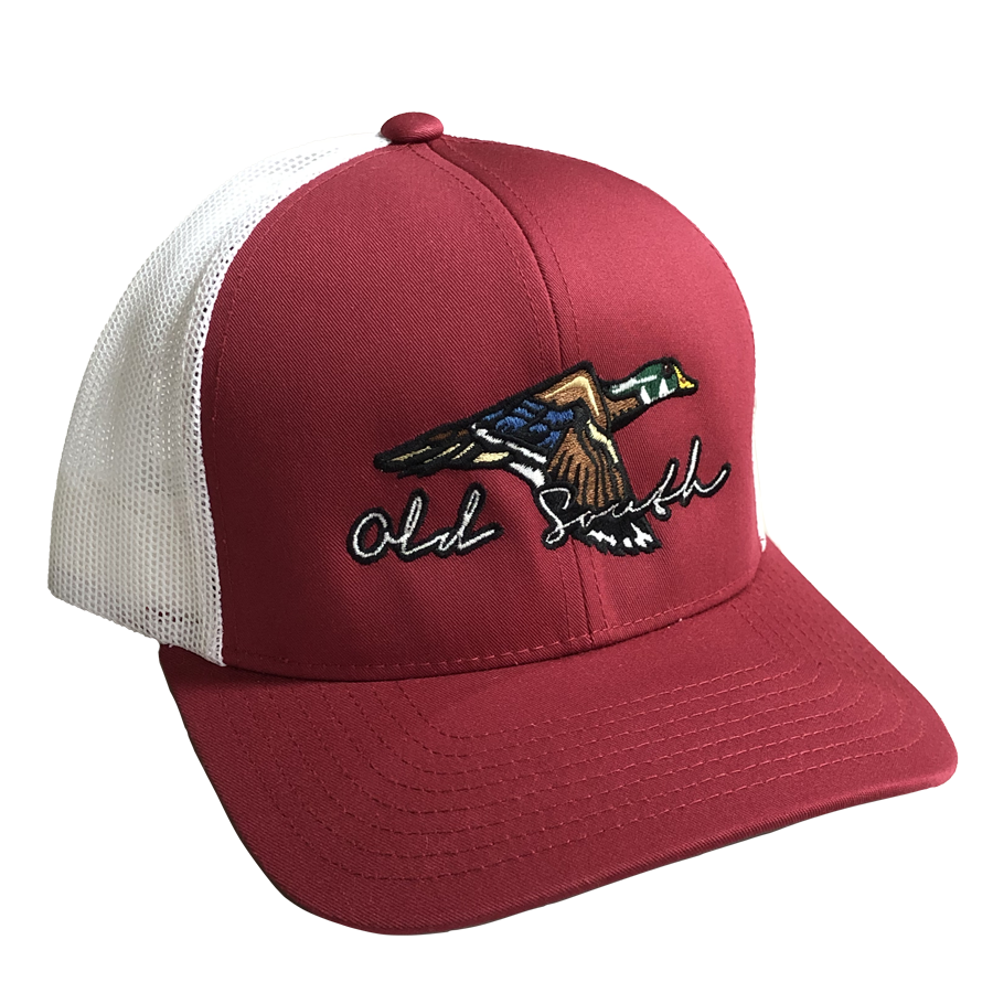 Old South Apparel Lineman Pole Trucker Hat - Structured Cap With Adjustable Snapback