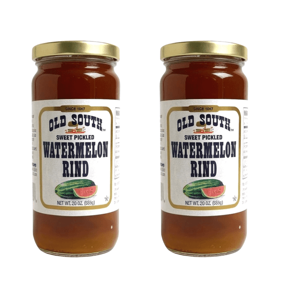 Old South Sweet Pickled Watermelon Rind - 20 oz - Pack of 2
