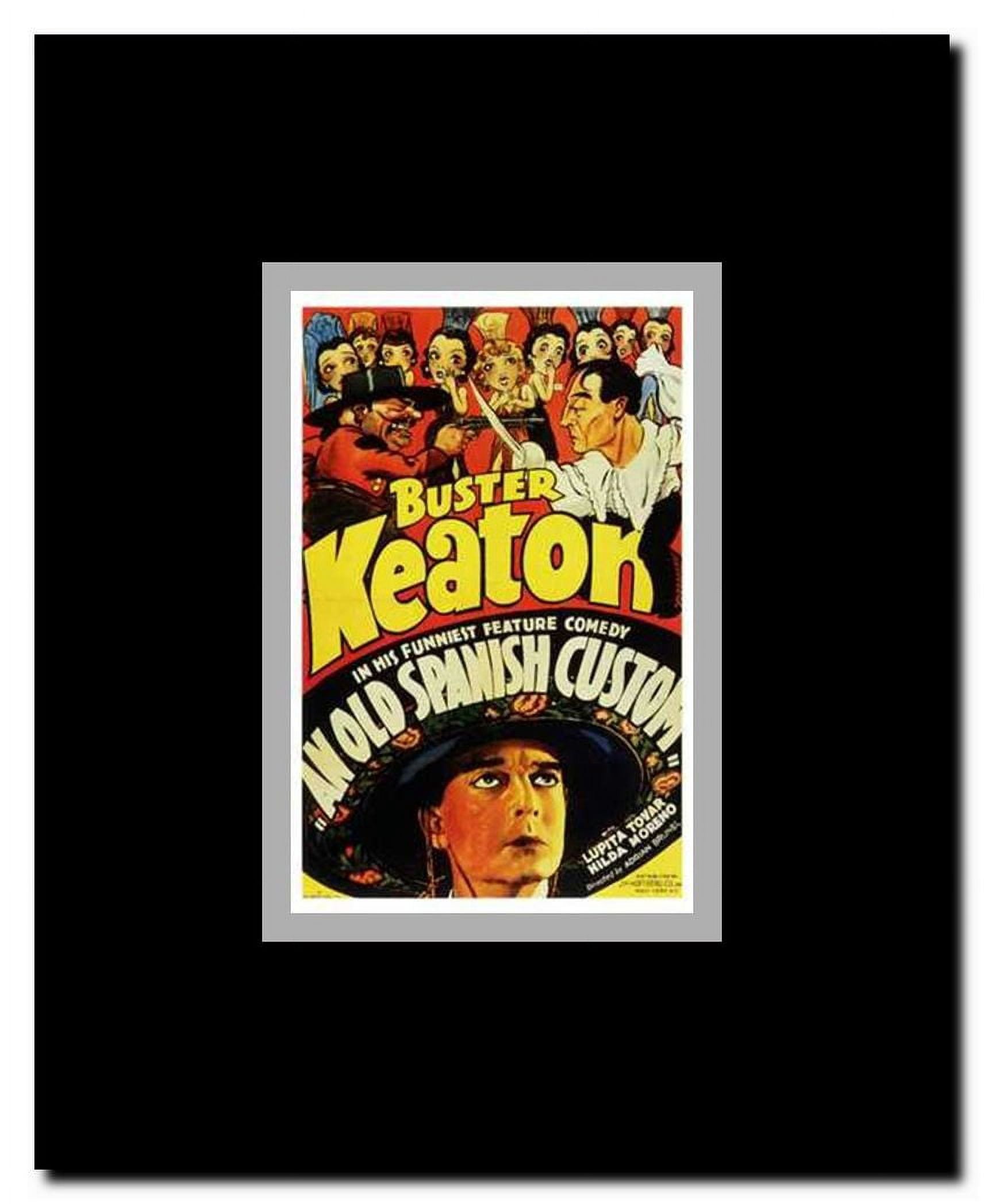 Old Spanish Custom Framed Movie Poster