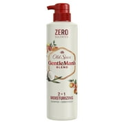 Old Spice 2in1 Mens Shampoo and Conditioner, Moisturizing Gentleman's Blend, All Hair, 14.8 fl oz
