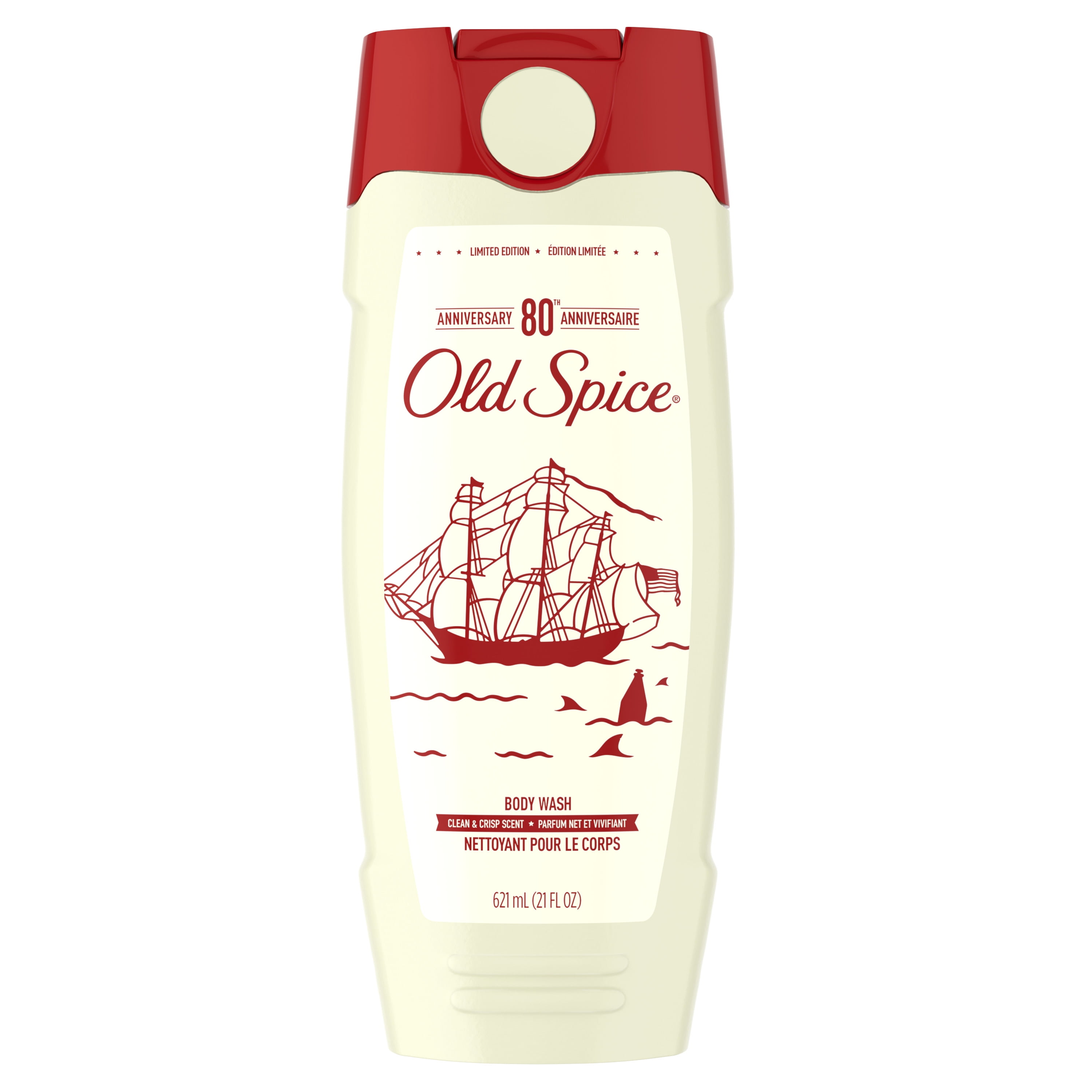 Old Spice 80th Anniversary Limited Edition Body Wash for Men 21 Oz