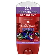 Old Spice Aluminum Free Mens Deodorant, Invisible Solid Stick, NightPanther, 3.0 oz