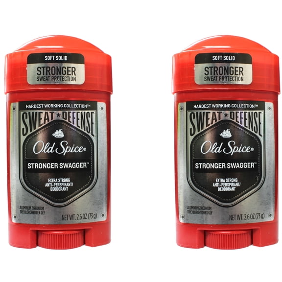 Old Spice Anti-Perspirant 2.6 Ounce Stronger Swag Soft Solid 76ml 2 Pack