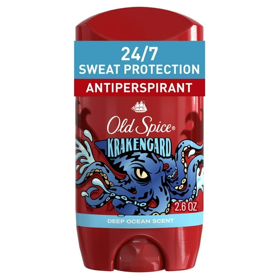 Old Spice Antiperspirant Deodorant for Men, Invisible Solid Stick, Krakengard, 2.6 oz
