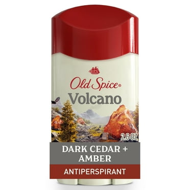 Old Spice Antiperspirant Deodorant for Men, Invisible Solid Stick, Volcano with Charcoal, 2.6 oz