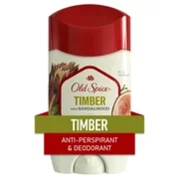 Old Spice Antiperspirant Deodorant for Men, Timber with Sandalwood, 2.26 oz (Pack of 6)