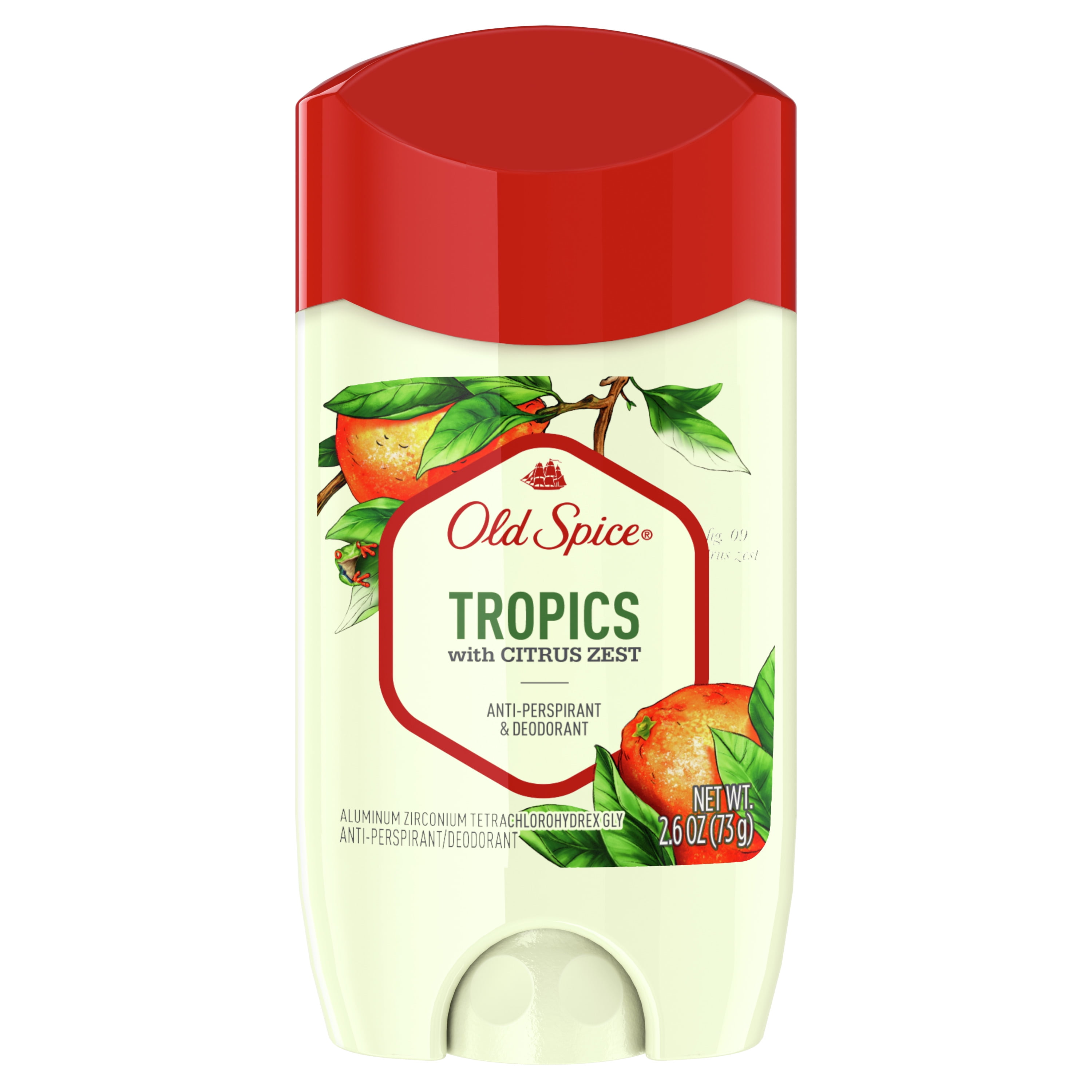 Old Spice Antiperspirant Deodorant for Men, Tropics scent, 2.6 oz