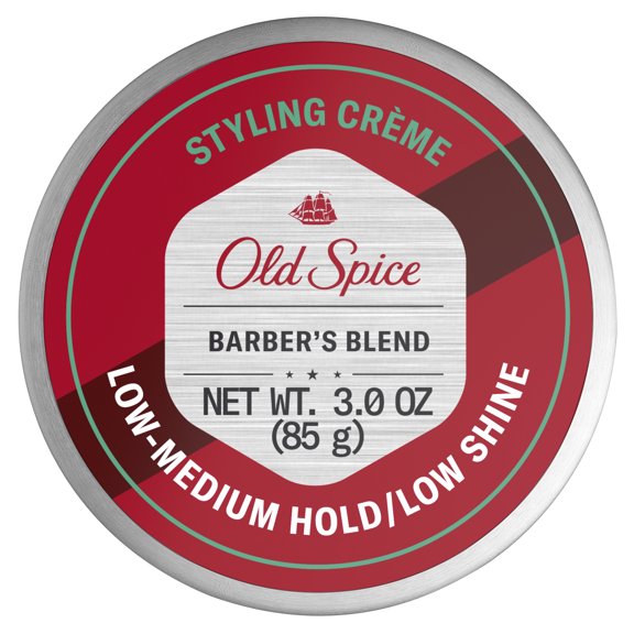 Old Spice Barber's Blend Styling Cream for Men, Aloe Infused, 3 oz