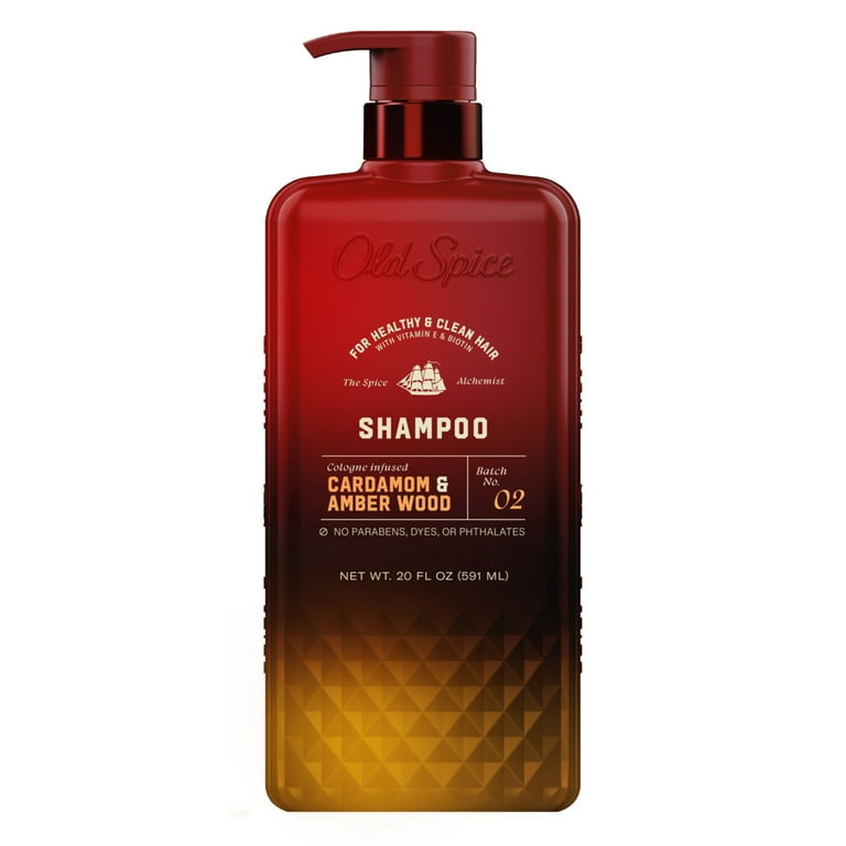 Old Spice Shampoo: The Spice Alchemist, Cologne-Infused Cardamom