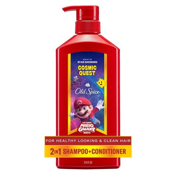 Old Spice 2-in-1 Shampoo and Conditioner, Cosmic Quest, Old Spice x The Super Mario Galaxy Movie, 21.9 fl oz