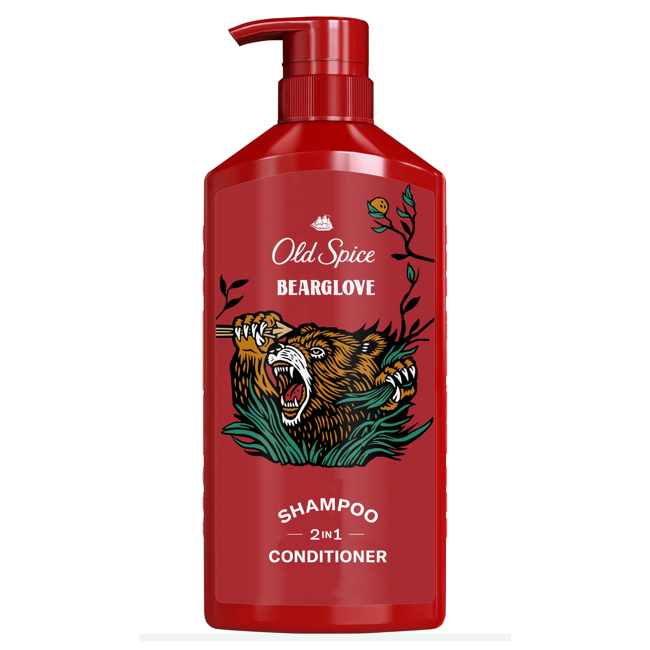 Old Spice Bearglove 2 in 1 Shampoo and Conditioner for Men