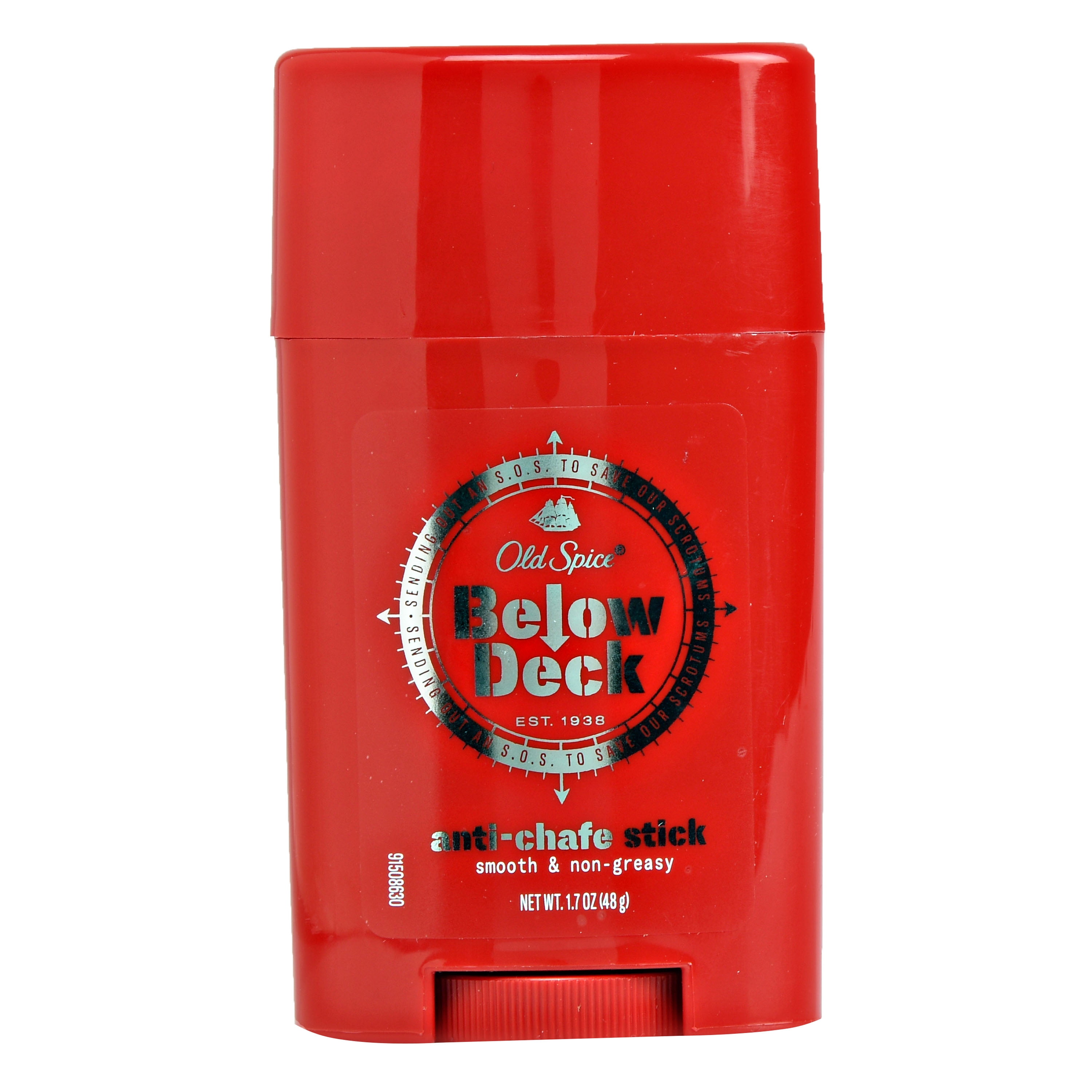 Old Spice Below Deck AntiChafe Stick, smooth & nongreasy, 1.7 oz