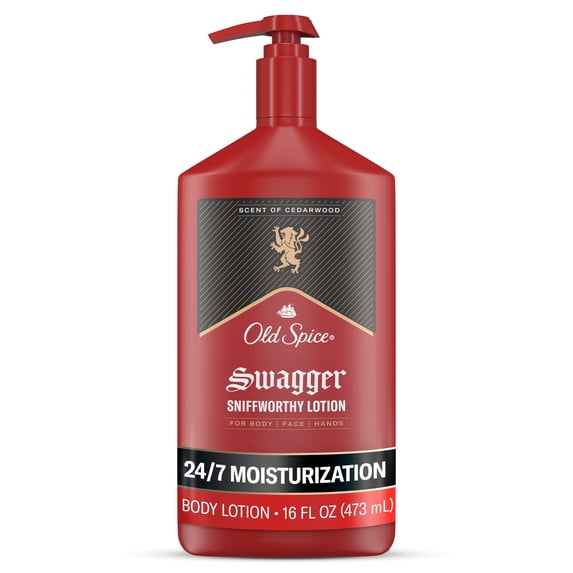Old Spice Body Lotion for Men, Swagger, 24/7 Moisturization, 21 fl oz