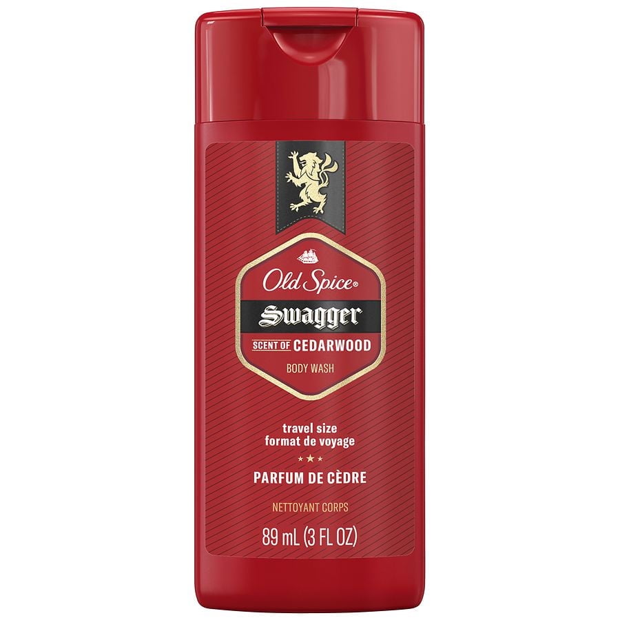 Old Spice Body Wash Travel Trial Swagger (Actual Item May Vary) 3.0 fl oz Pack of 3